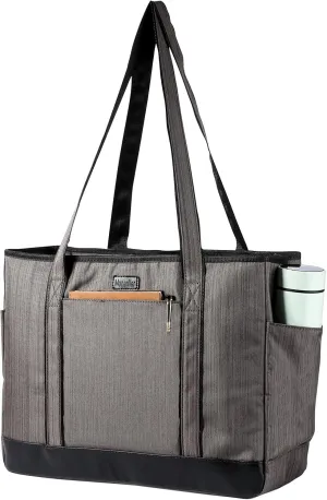 Fashion Teacher Tote Bag, Large Utility Work Bags with Laptop Compartment for Women & Men