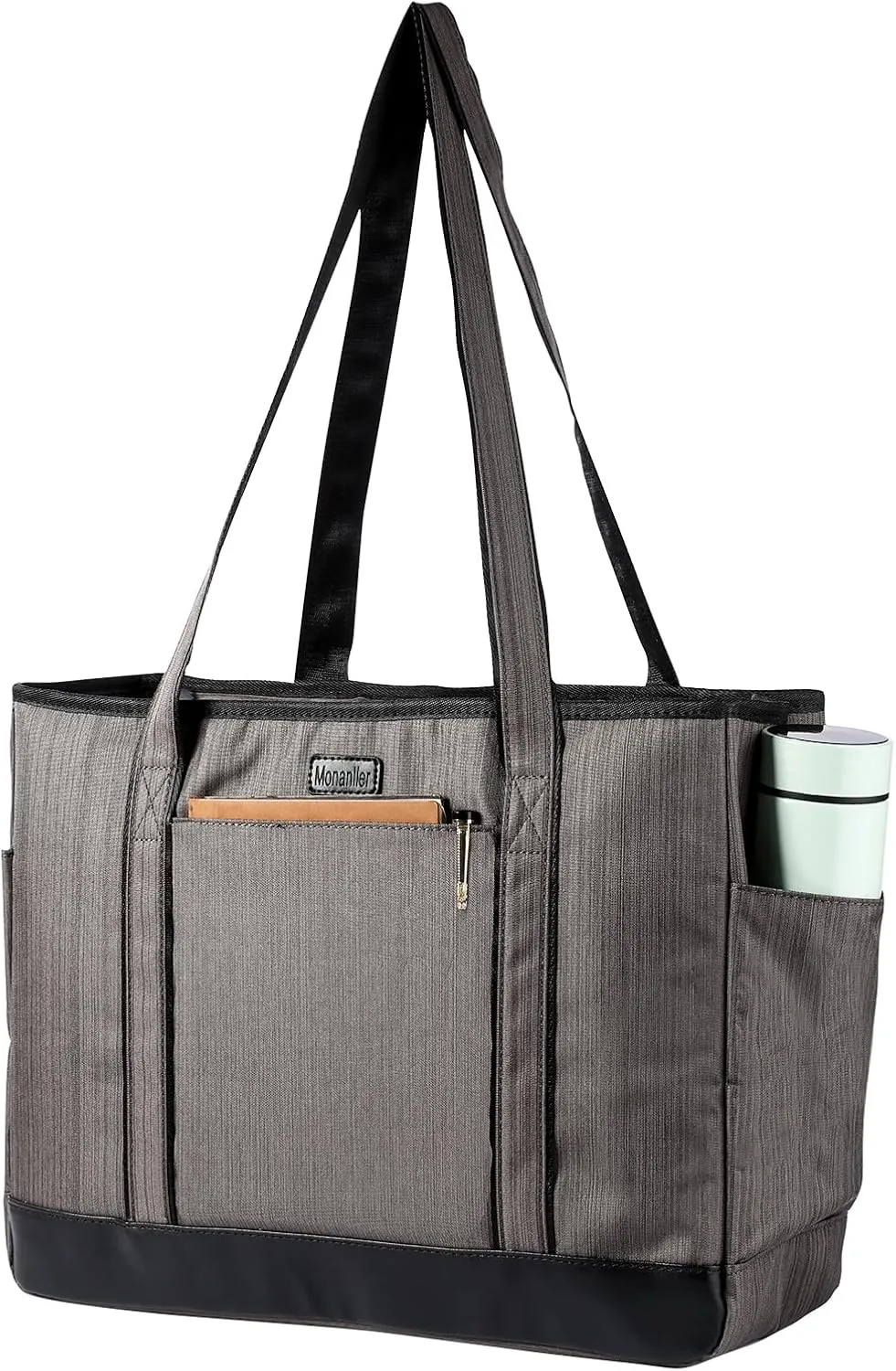 Fashion Teacher Tote Bag, Large Utility Work Bags with Laptop Compartment for Women & Men