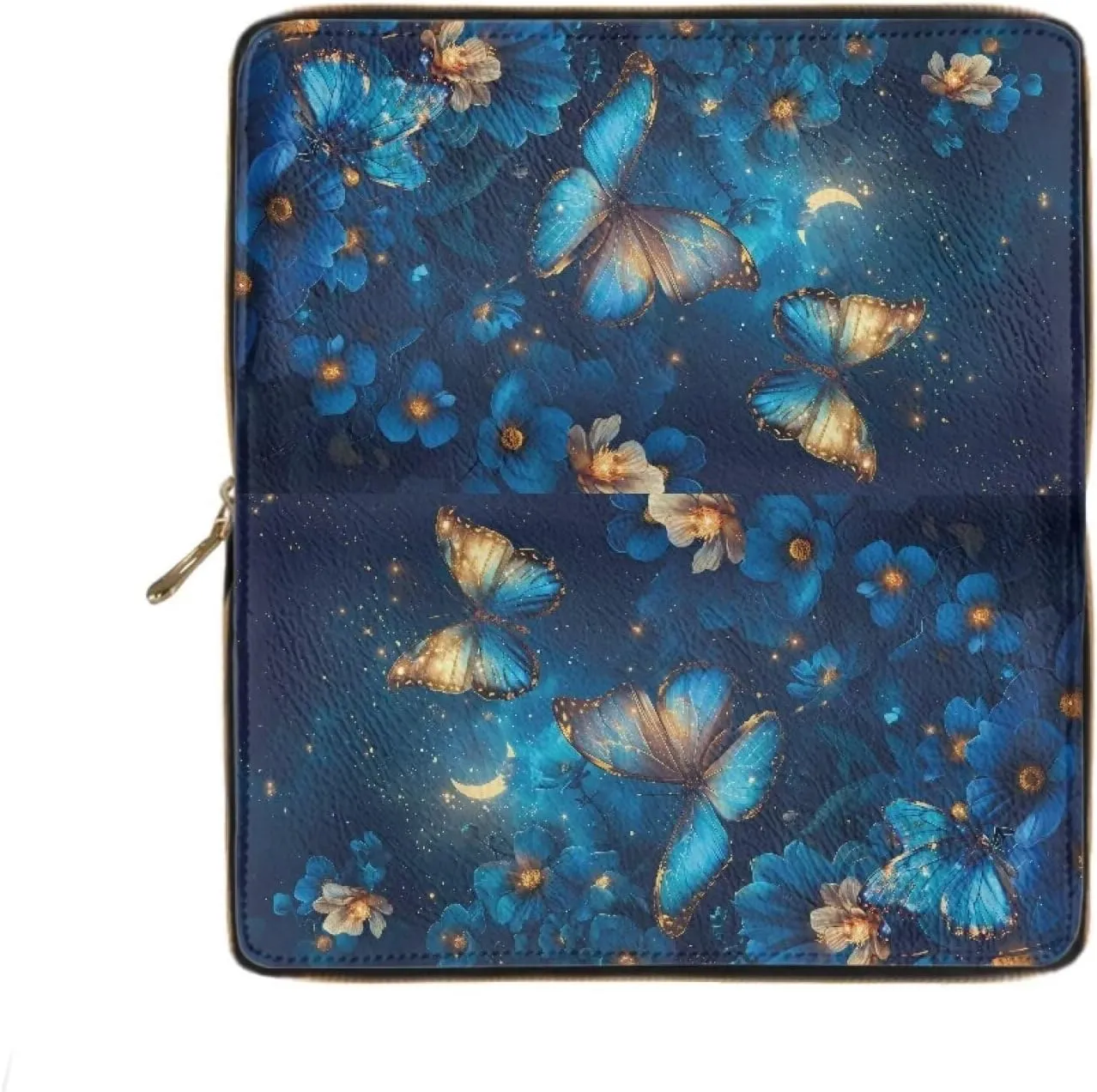 Fashion Women Zip Around Long Wallet PU Phone Clutch Travel Card Holder Purse
