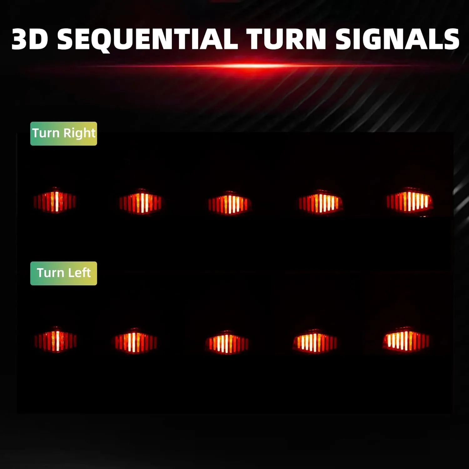 FATECIM Motorcycle LED Tail Light Integrated Running Brake Lamp & Turn Signals Blinkers Smoke Lens Lucas Style for Harley Bobber Chopper Cafe Racer Honda Kawasaki Suzuki Yamaha Cruiser Chrome