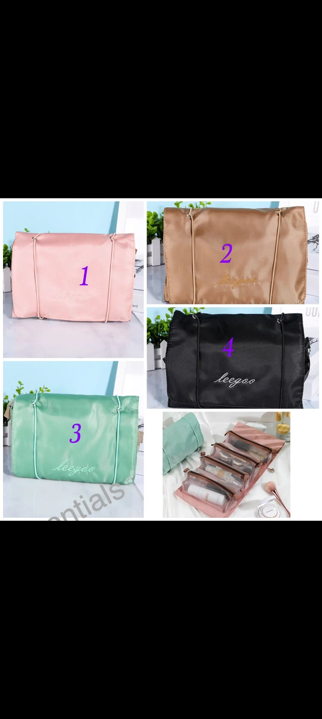 Foldable Cosmetic Travel Bag
