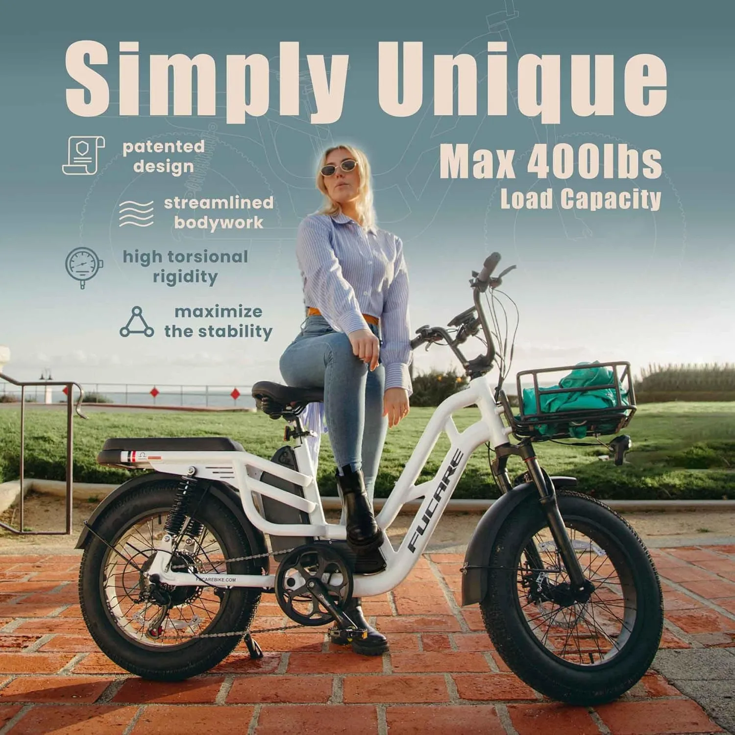 Fucare Libra 1200W Electric Bike for Adults 32MPH 48V 20Ah LG Battery EBike 80 Miles Range, Full Suspension 20"×4.0" Fat Tire Adult Electric Bicycles, 400 lb Capacity, Hydraulic Brakes, UL Certified