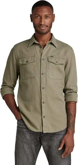 G-STAR Men's Marine Slim Fit Long Sleeve Shirt