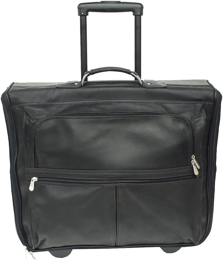 Garment Bag On Wheels, Black, One Size