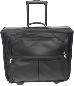 Garment Bag On Wheels, Black, One Size