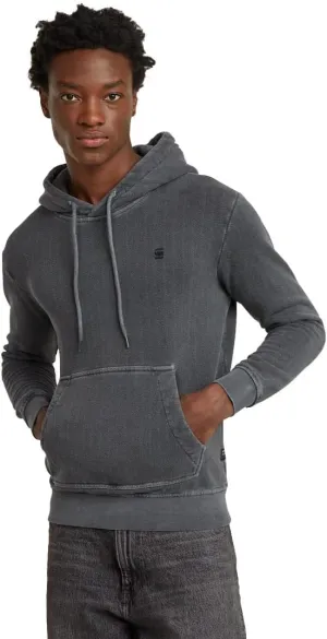 Gestaroo Overdyed hdd sw Men's Hoodie, Sweatshirt, Regular Fit, Dk Black Gd, Medium