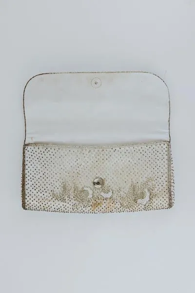 Glass Garden Beaded Clutch