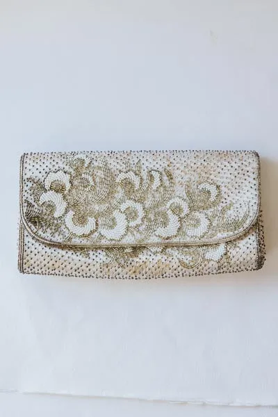 Glass Garden Beaded Clutch