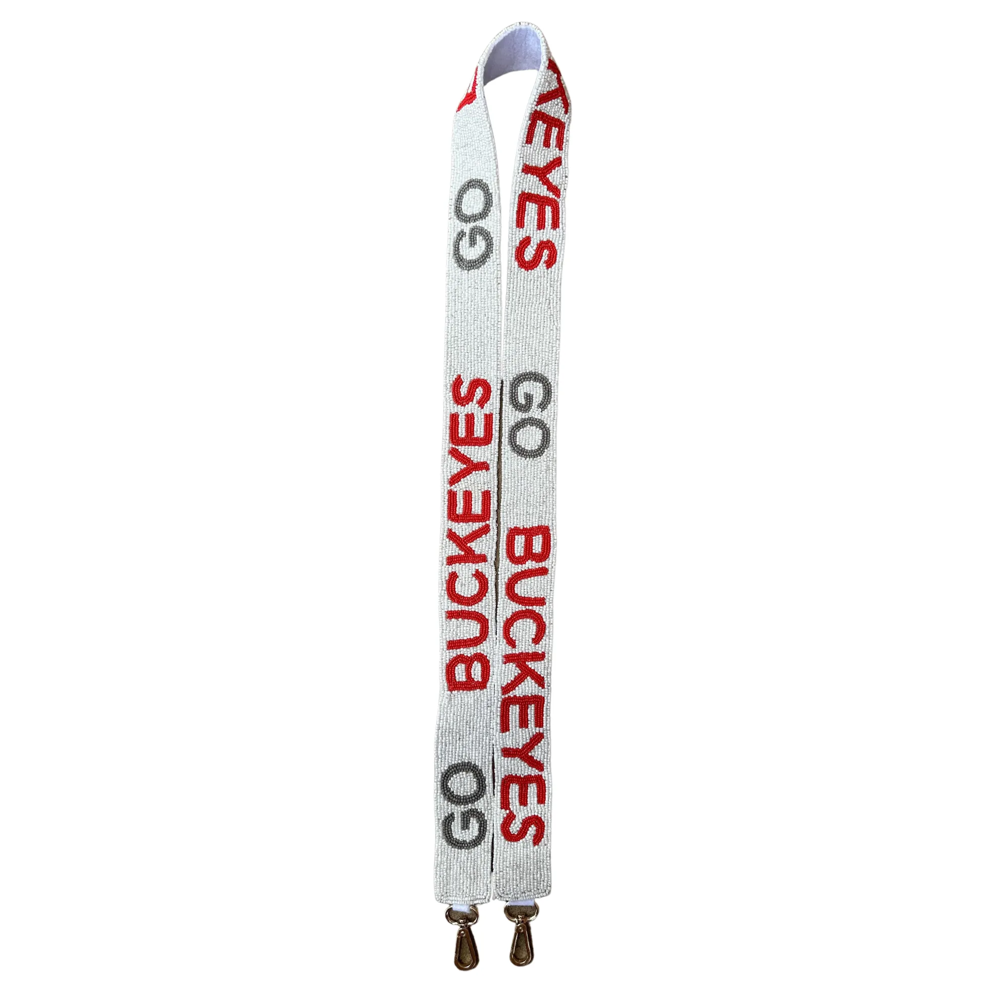 Go Buckeyes Beaded Purse Strap