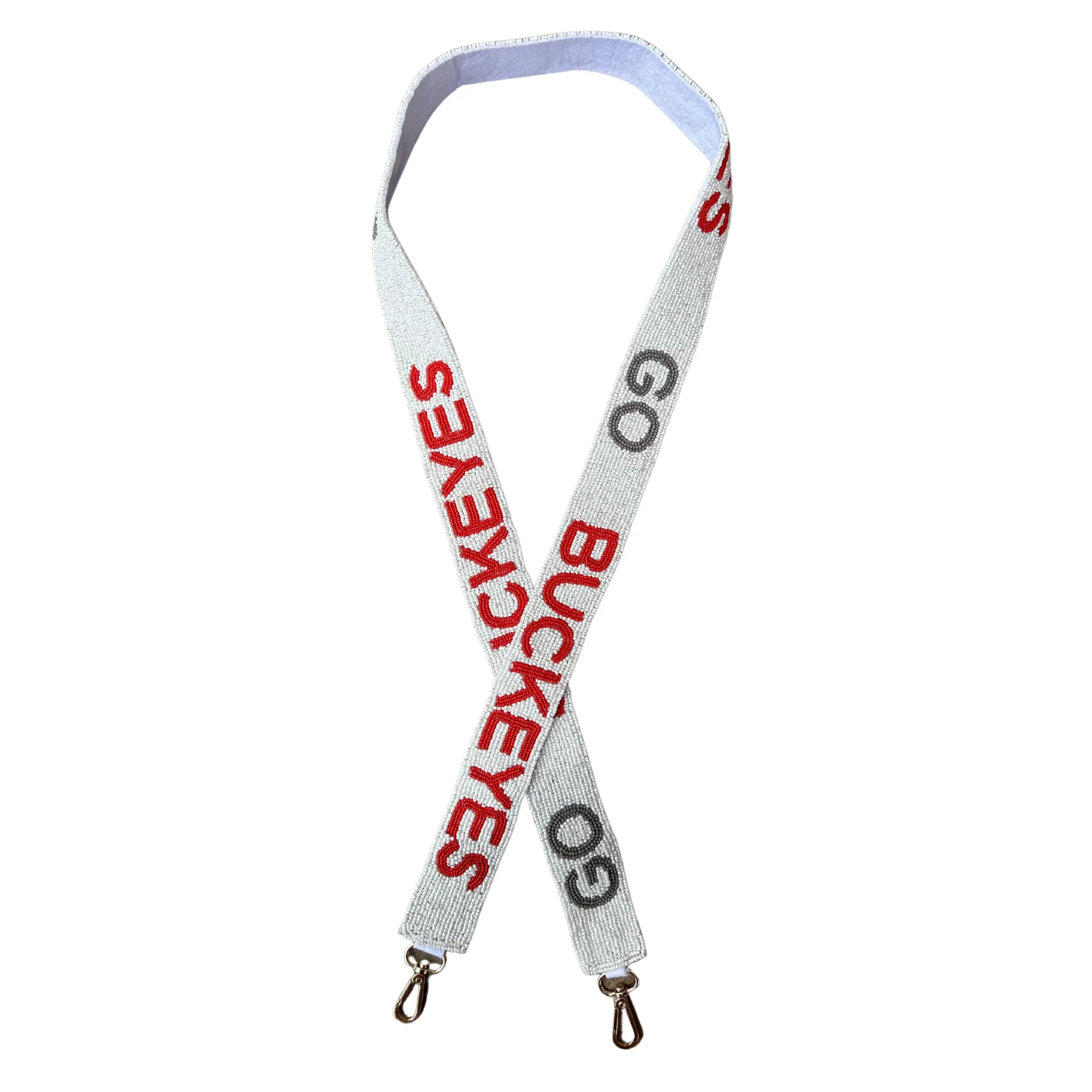 Go Buckeyes Beaded Purse Strap