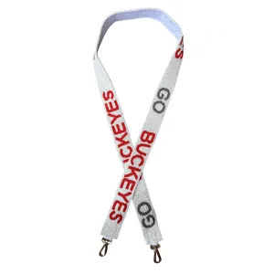 Go Buckeyes Beaded Purse Strap