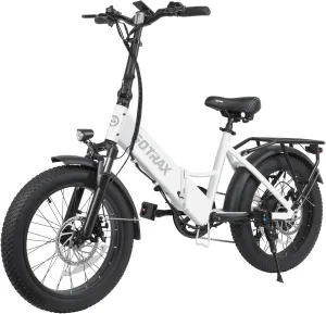 Gotrax 20" Folding Electric Bike with 55 Miles (Pedal-assist1) by 48V Battery, 20Mph Power by 500W, Smart LCD Display and 5 Pedal-Assist Levels, 7-Speed&Front Shock Absorber for Off-Road Bicycle