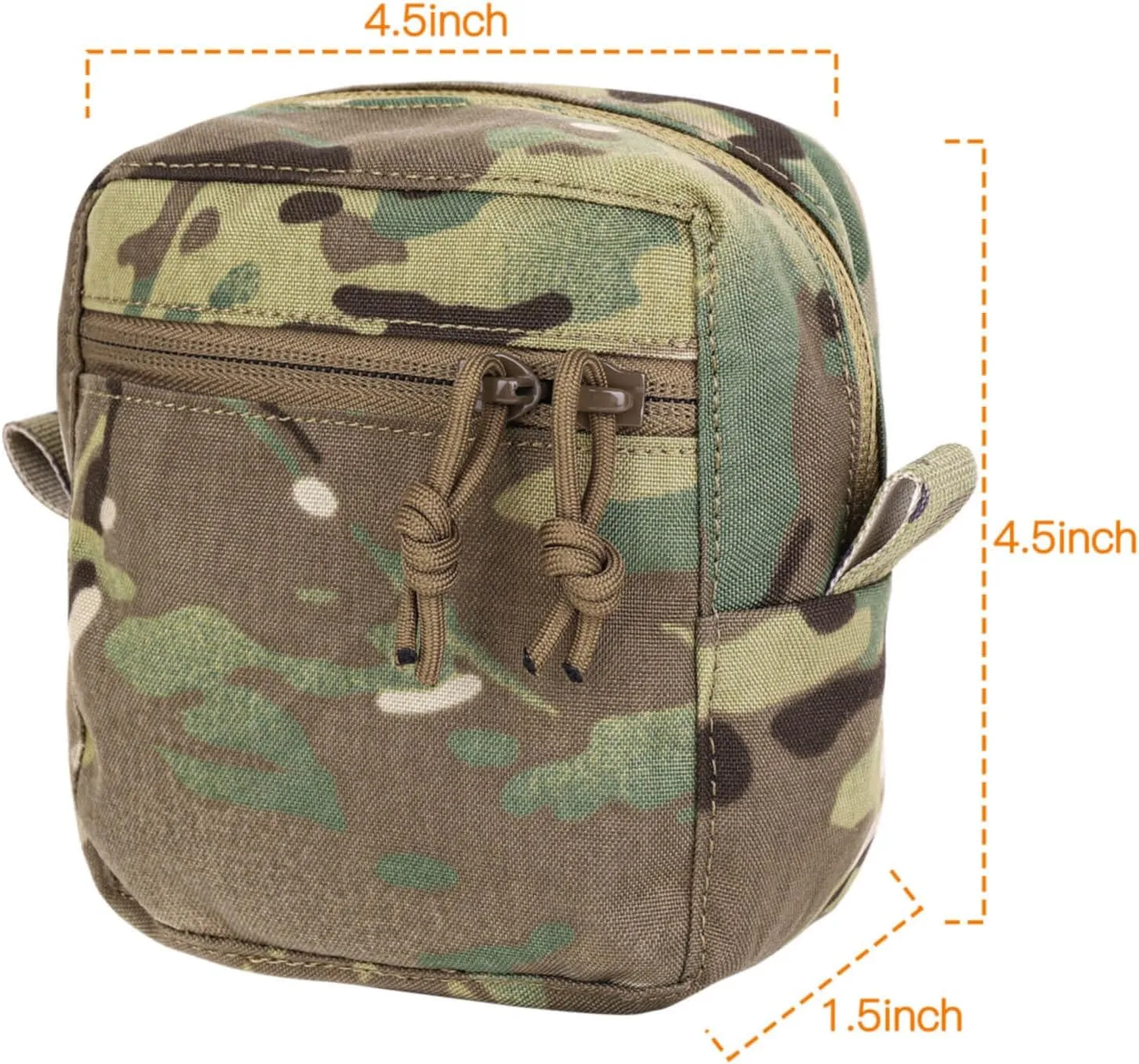 Gp Pouch, General Purpose Admin Pouches Small Utility EDC Pouch Bag for Tactical Belt and Molle Vest as Expanded Storage Bag
