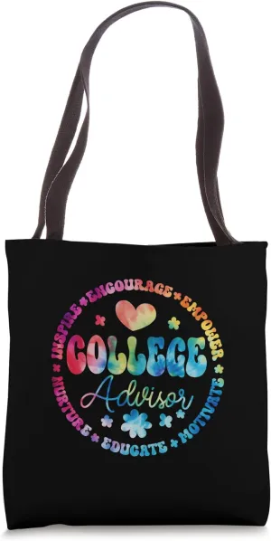 Groovy College Advisor Appreciation Week Back to School Tote Bag