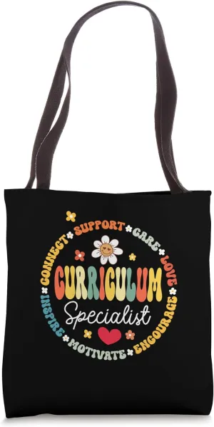 Groovy Curriculum Specialist Appreciation Back to School Tote Bag