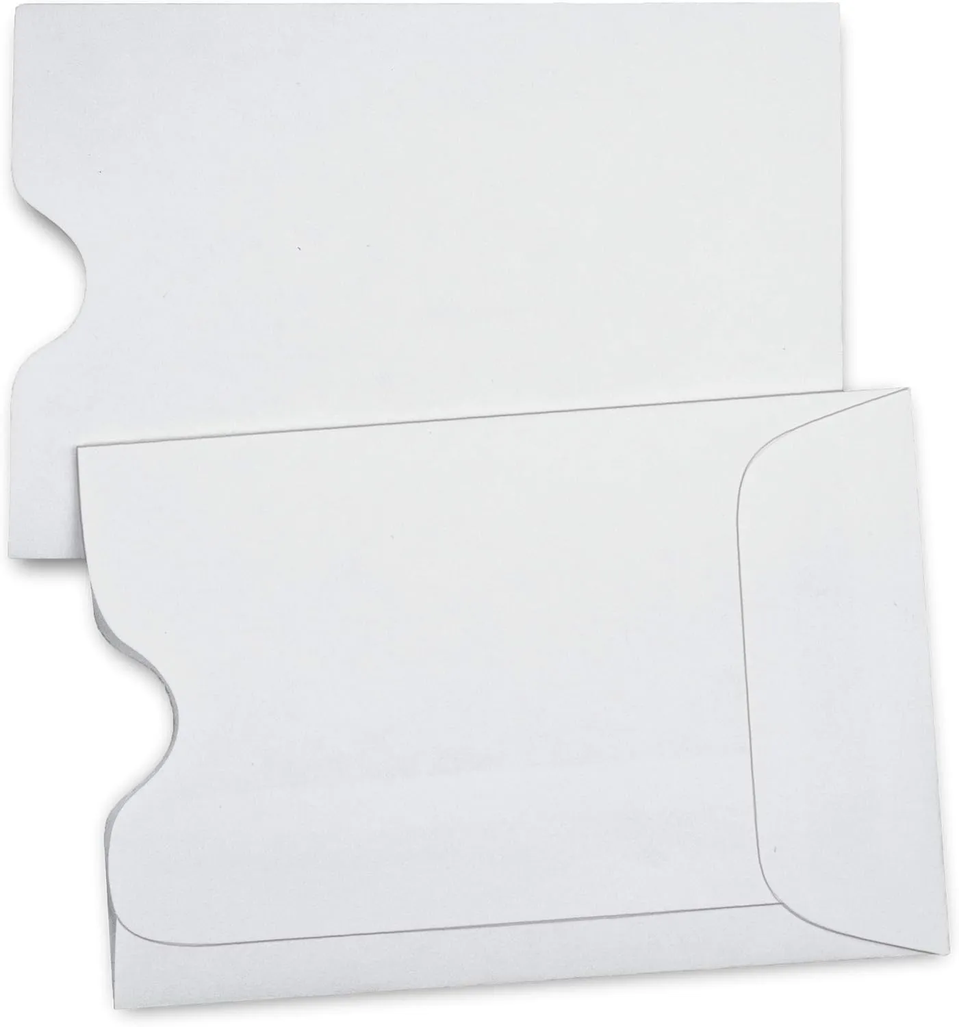 Guardian Gift Card Sleeves, Pack of 500 Blank Key Card Sleeves - Use as Credit Card Holder or Hotel Key Card Envelopes, 2 ⅜ Inches x 3 ½ Inches, White