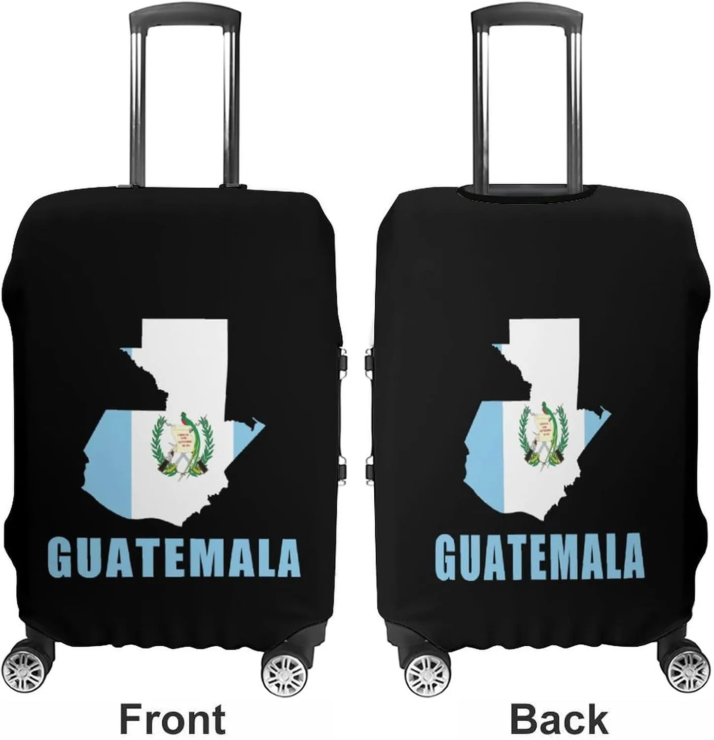 Guatemala Flag Guatemalan Map Luggage Cover for Suitcase Luggage Protector Travel Bag Covers for Luggages