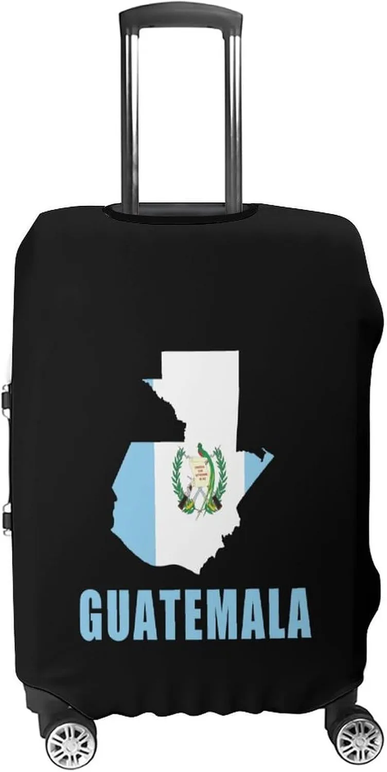 Guatemala Flag Guatemalan Map Luggage Cover for Suitcase Luggage Protector Travel Bag Covers for Luggages