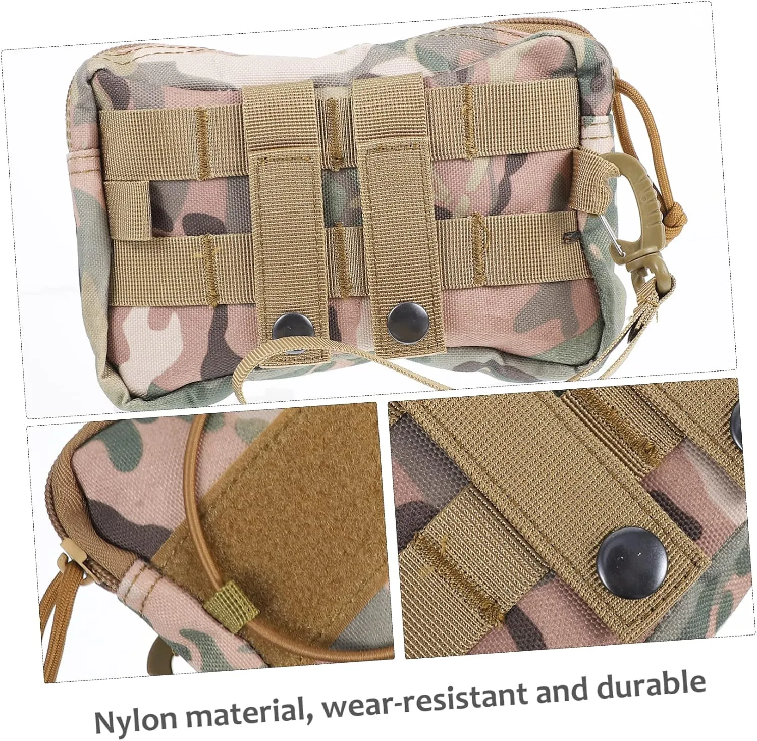 HANABASS Portable Organizer Bag Mini Headphone Belt Bag Waist Pack for Camping Climbing and Travel