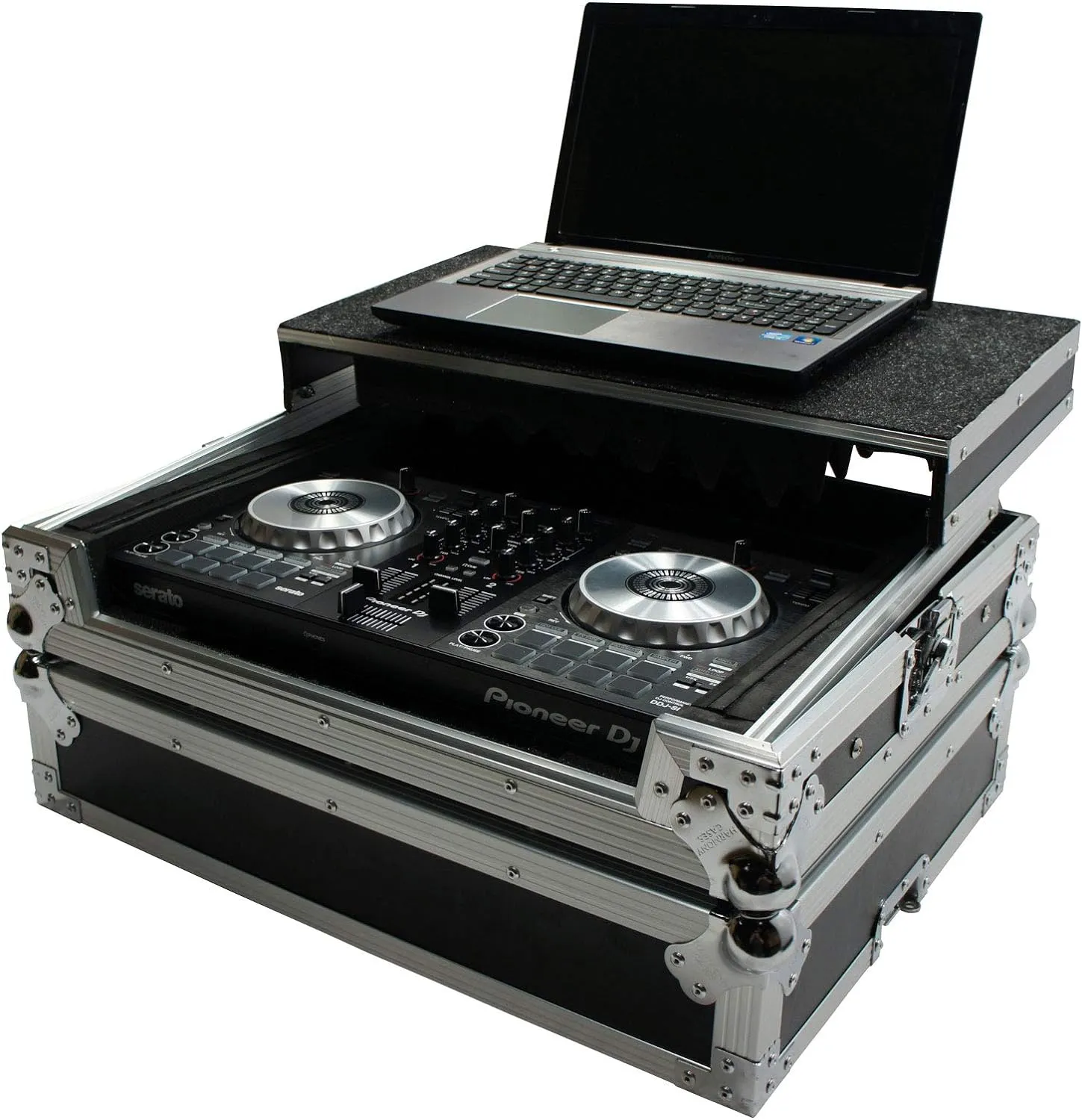 Harmony Audio HCMINILT Flight Glide Laptop Stand Road DJ Case Compatible with Reloop Beatmix 2 MK2
