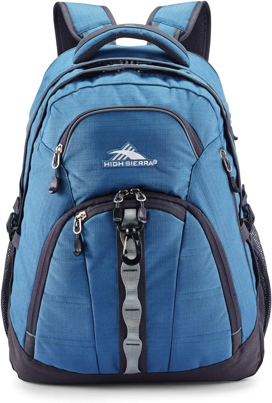 High Sierra Access 2.0 Laptop Backpack, Graphite Blue/Mercury, One Size