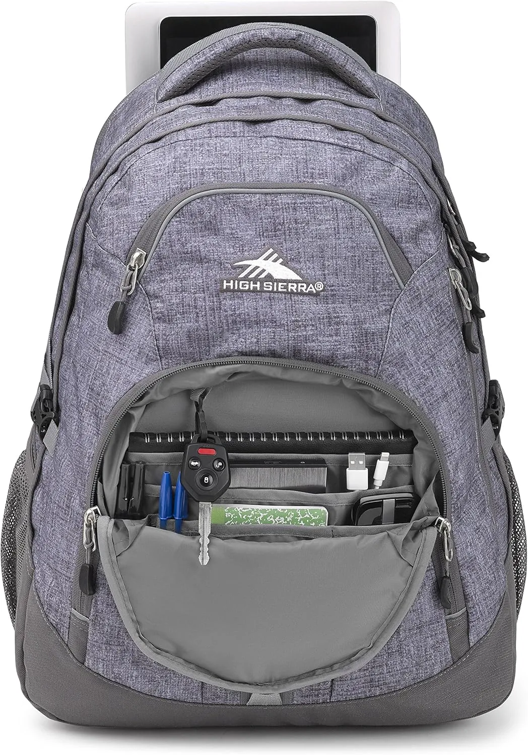 High Sierra Access 2.0 Laptop Backpack, Woolly Weave/Slate, One Size