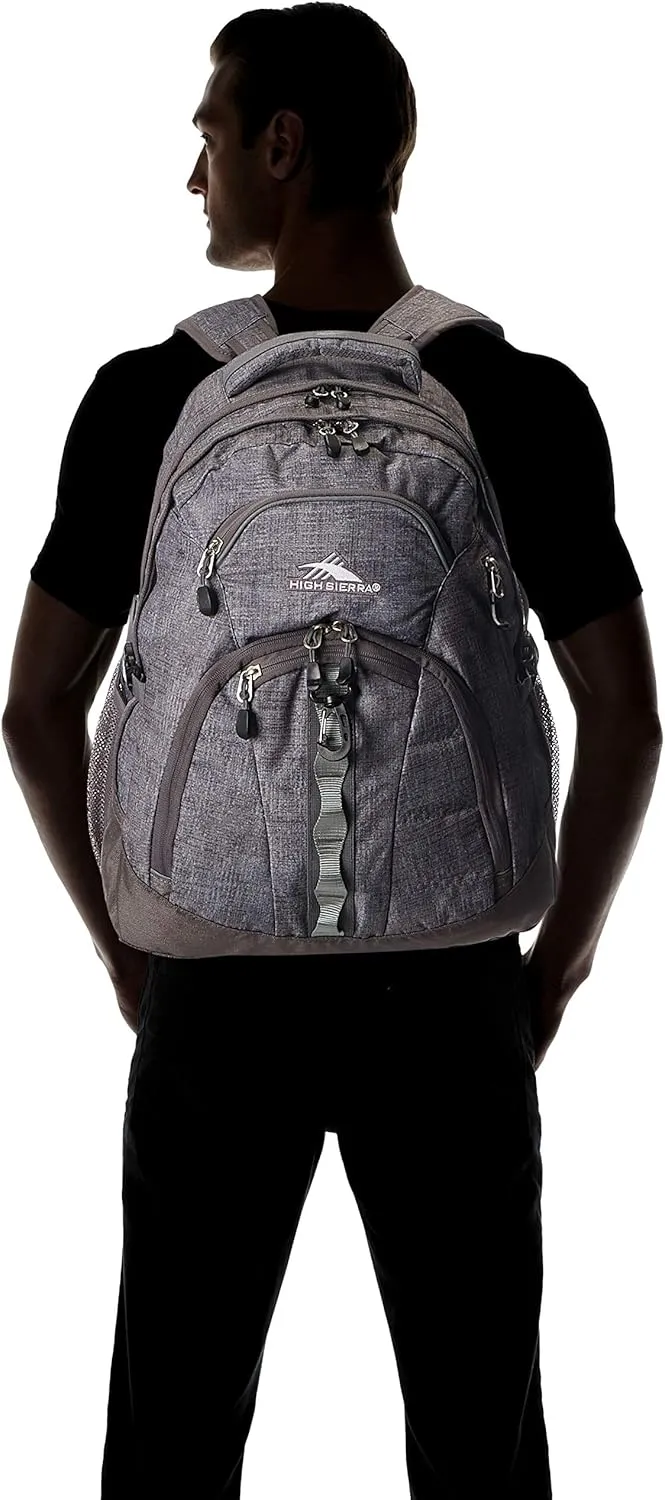High Sierra Access 2.0 Laptop Backpack, Woolly Weave/Slate, One Size