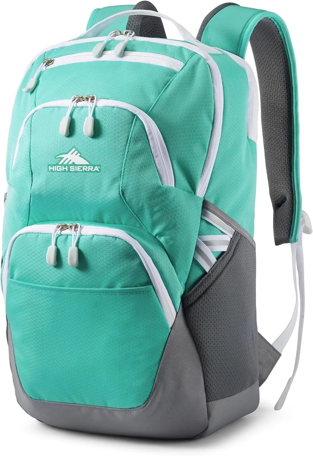 High Sierra Swoop Backpack with Laptop Pocket   Tablet Sleeve, Fits most 17” Laptops, 30L, Aquamarine