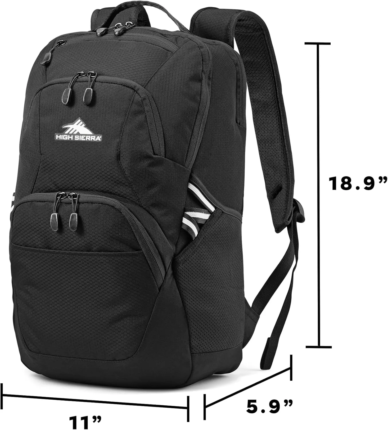 High Sierra Swoop Backpack with Laptop Pocket   Tablet Sleeve, Fits most 17” Laptops, 30L, Flamingo