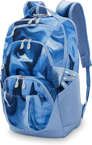 High Sierra Swoop Sg Backpack, Blue Marble Swirl, One Size
