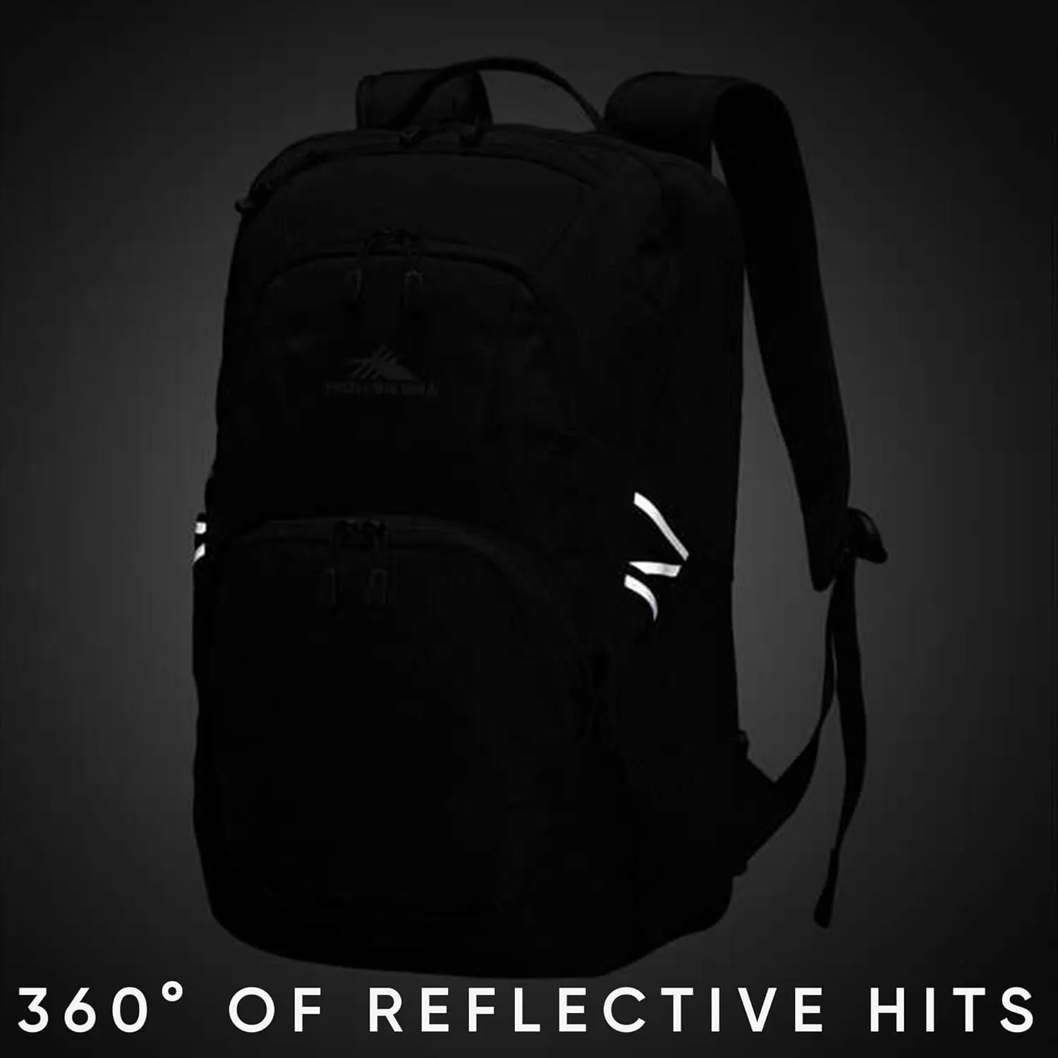 High Sierra Swoop SG Backpack, Travel or Work Laptop Bookbag with Drop Protection Pocket, and Tablet Sleeve, One Size, Silver Heather
