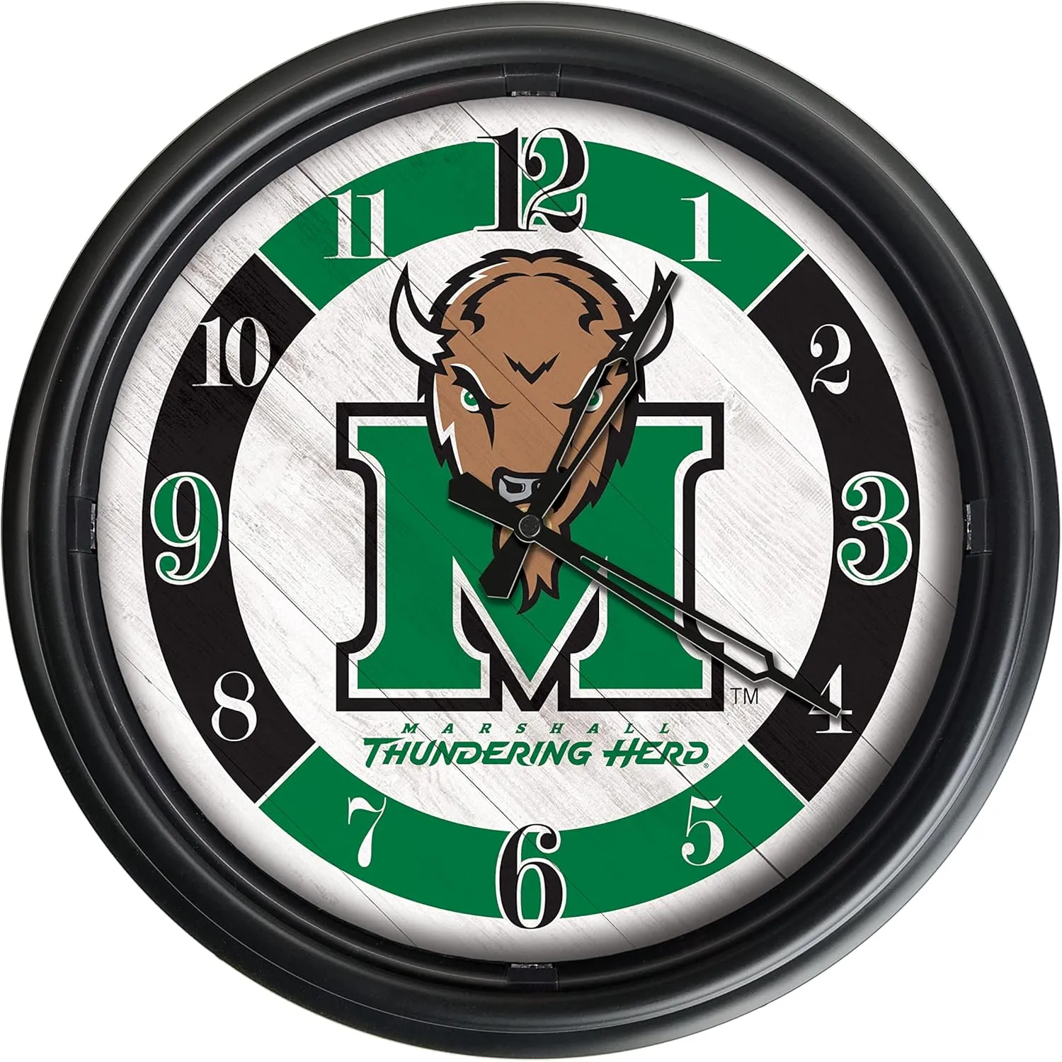 Holland Bar Stool Co. Marshall University Indoor/Outdoor LED Wall Clock