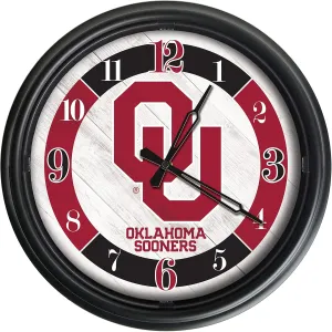 Holland Bar Stool Co. Oklahoma University Indoor/Outdoor LED Wall Clock