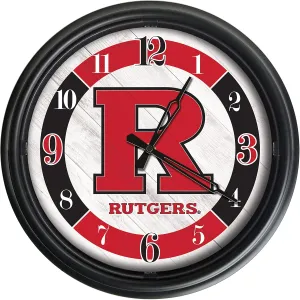 Holland Bar Stool Co. Rutgers Indoor/Outdoor LED Wall Clock