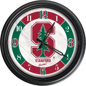 Holland Bar Stool Co. Stanford University Indoor/Outdoor LED Wall Clock