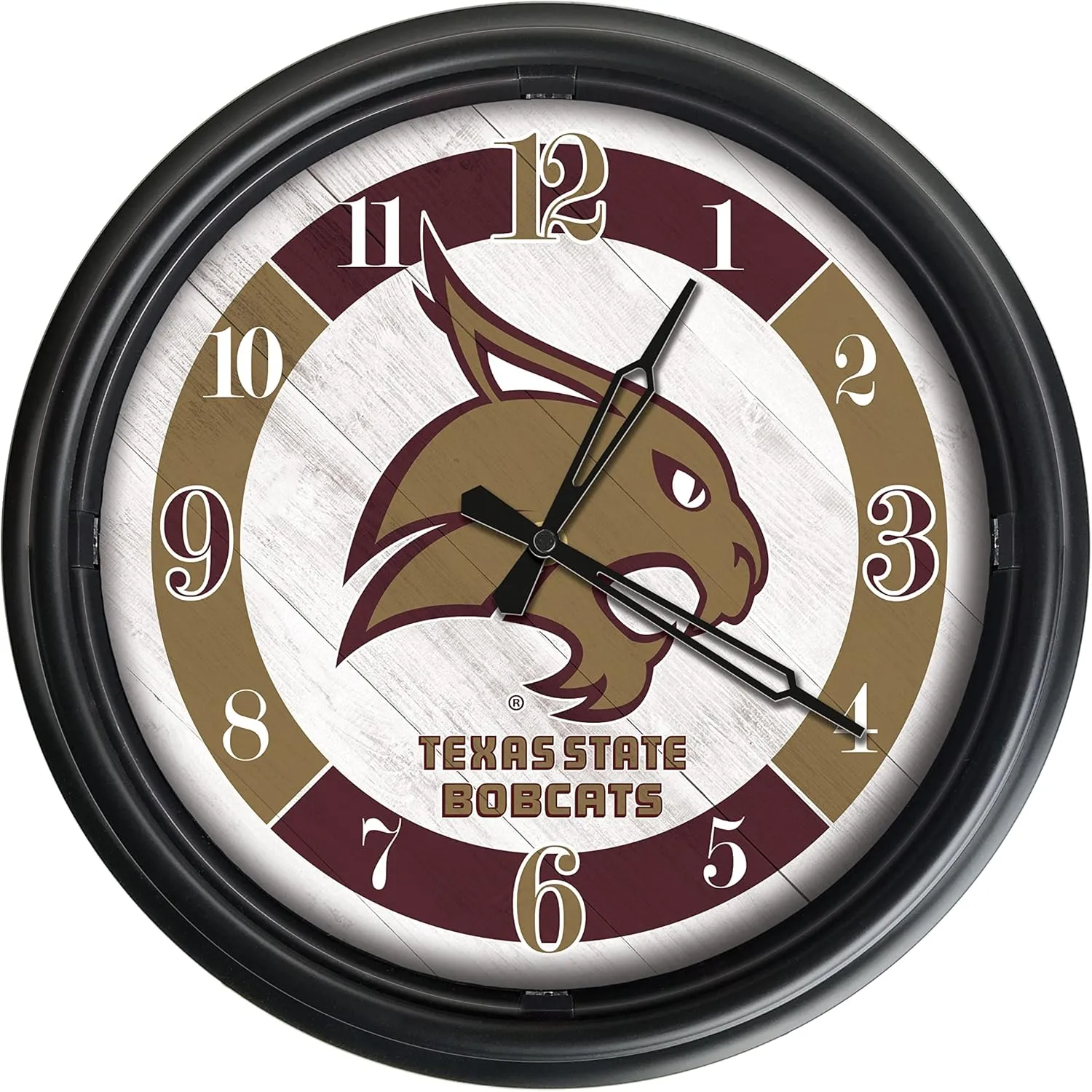 Holland Bar Stool Co. Texas State University Indoor/Outdoor LED Wall Clock