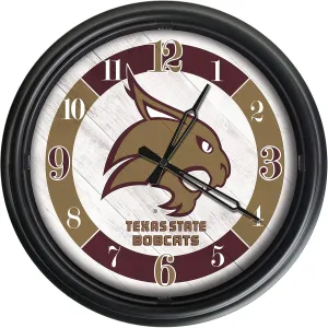 Holland Bar Stool Co. Texas State University Indoor/Outdoor LED Wall Clock
