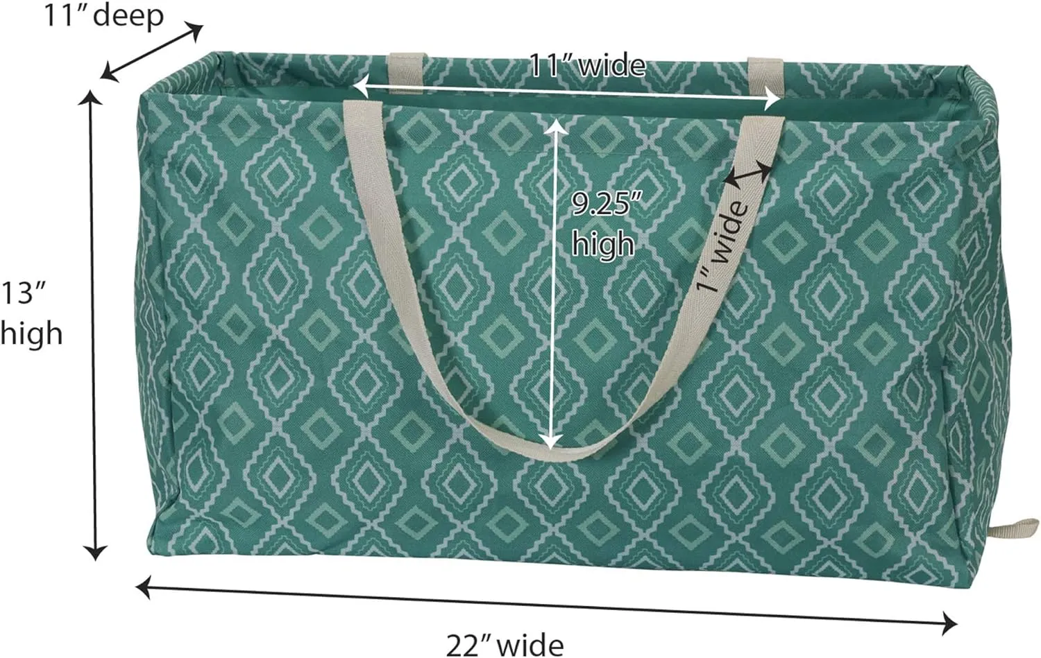 Household Essentials Classic, Teal Geo
