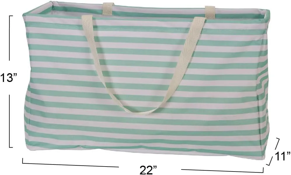 Household Essentials Classic, Teal Stripe