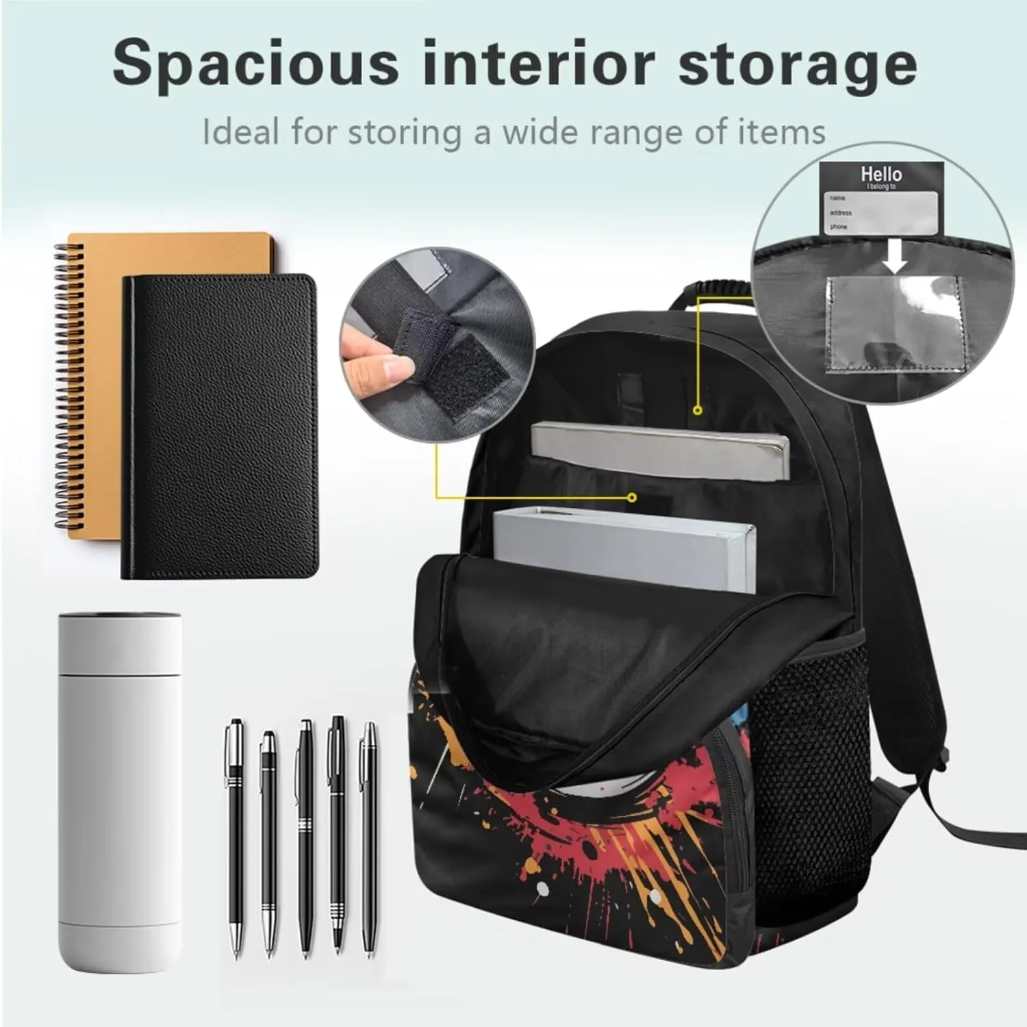 HUGS IDEA Baseball Kids Backpack for Age 5-7 Years 17 Inch Bookbag Set with Matching Lunch Pouch Elementary School Bag for Boys Lightweight Children Backpacks for Students Study