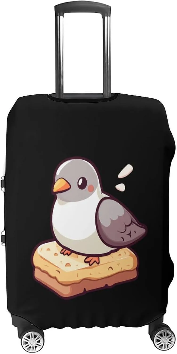 Hungry Pigeons Luggage Cover for Suitcase Luggage Protector Travel Bag Covers for Luggages