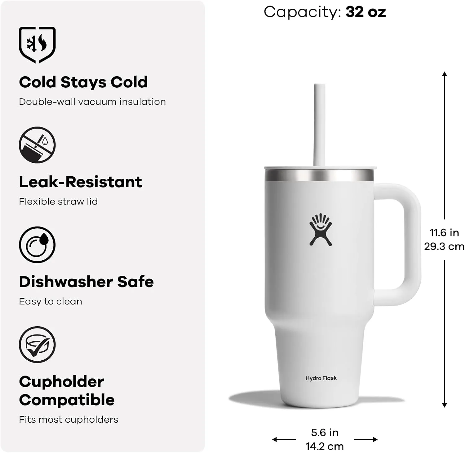 Hydro Flask All Around Travel Tumbler Fir 32 Oz