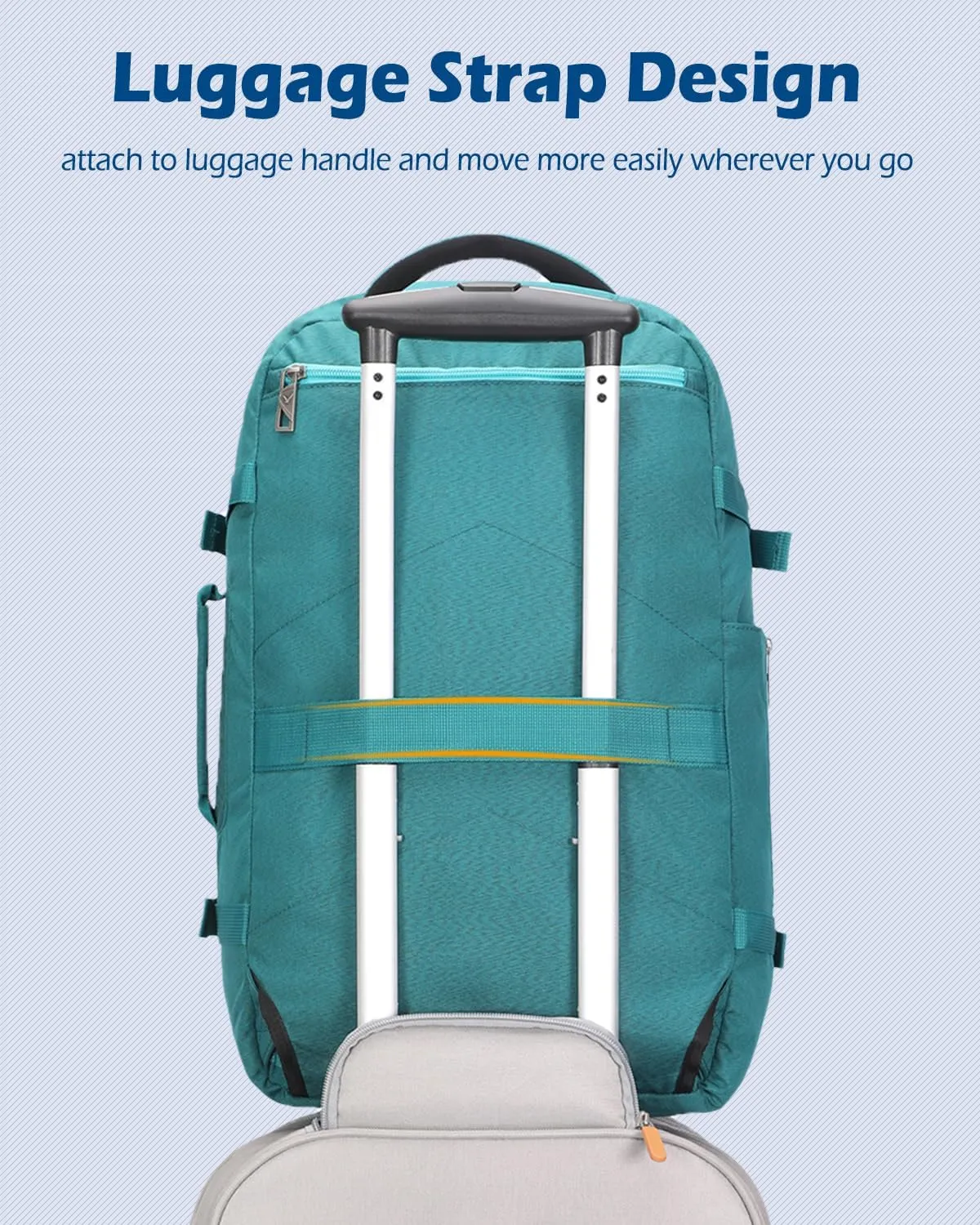 Hynes Eagle Travel Backpack 40L Flight Approved Carry on Backpack Men Large Cabin Weekender Laptop Backpack Women 15.6 inches