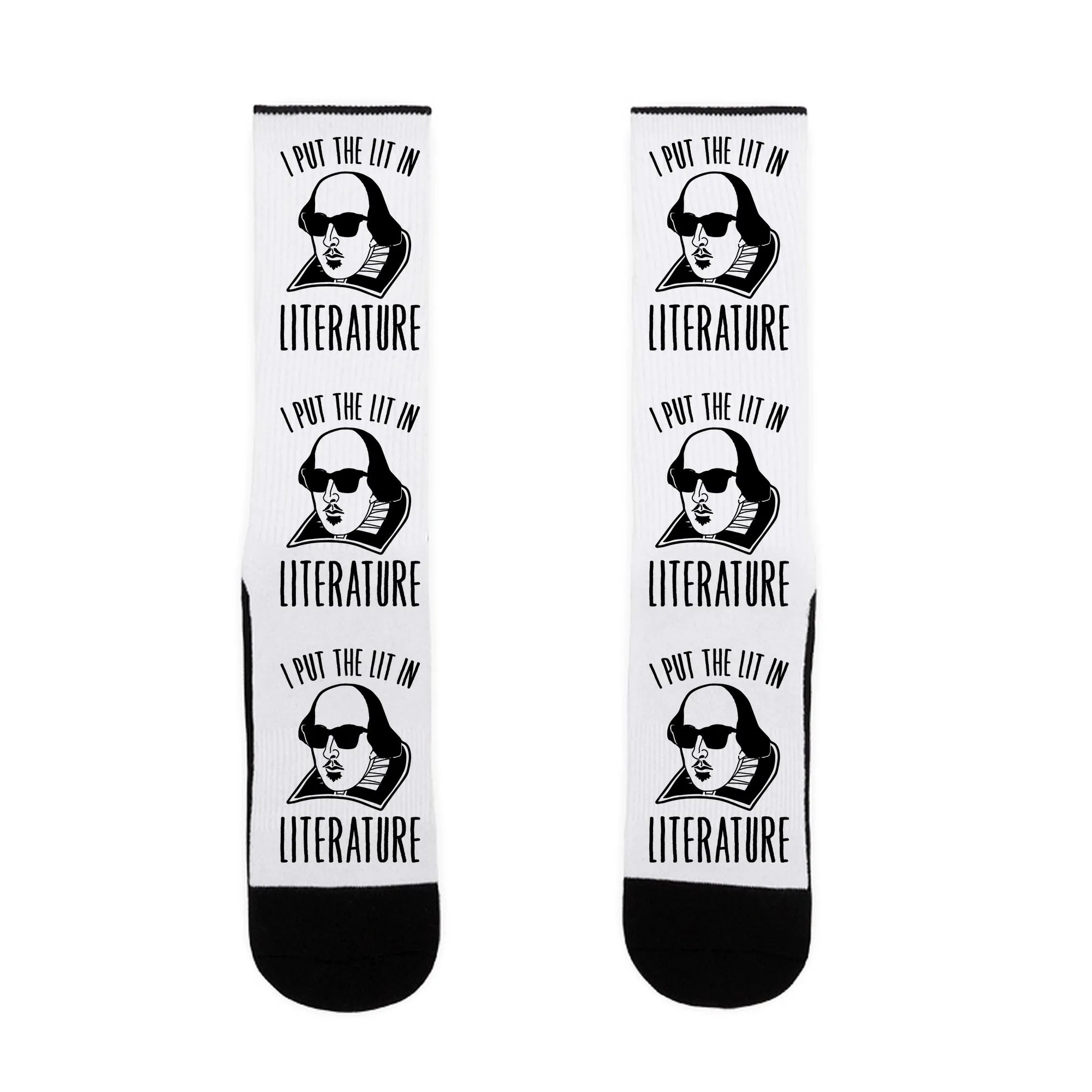 I Put The Lit In Literature Socks