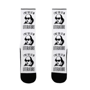 I Put The Lit In Literature Socks