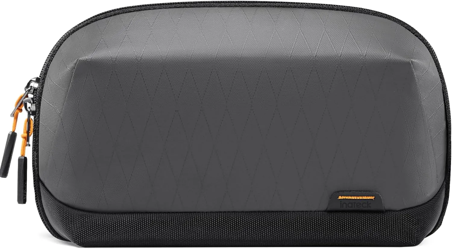 Inateck Electronics Organizer Travel Case, 180° Open Water-resistant, Multifunctional Travel Organizer Bag, Electronic Accessories Carry Case, Gray, Large