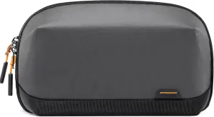 Inateck Electronics Organizer Travel Case, 180° Open Water-resistant, Multifunctional Travel Organizer Bag, Electronic Accessories Carry Case, Gray, Large