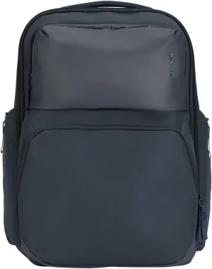 Incase A.R.C. Commuter Pack 26L with ReSpun 100% Recycled Polyester – RFID-Blocking, Hidden AirTag Pocket, Padded Up to 16”Laptop/Tablet Compartments, Ergonomic Sternum Strap, Foam Back - Navy