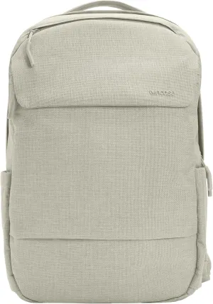 Incase Crosstown Backpack 20L – Durable Backpack Work, Travel & Daily Use – Faux Fur laptop pocket. External Zippered Pocket, Water Bottle Slips & Travel Pass-Through. Limestone