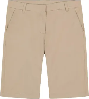 IZOD Girls' School Uniform Skinny Bermuda Twill Short